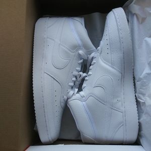 Nike Court Vision Mid White/White